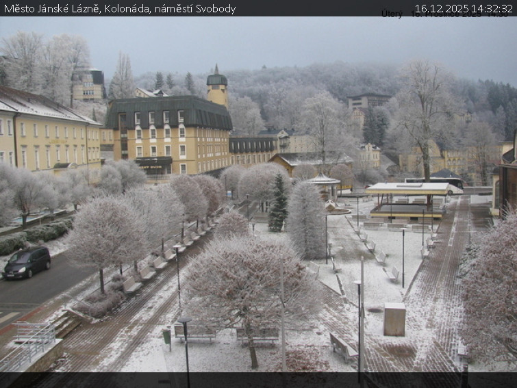 Město Jánské Lázně - Kolonáda, náměstí Svobody - 16.12.2025 v 14:32