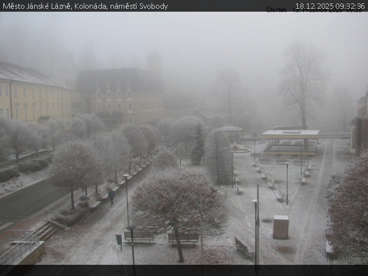 Město Jánské Lázně - Kolonáda, náměstí Svobody - 18.12.2025 v 09:32