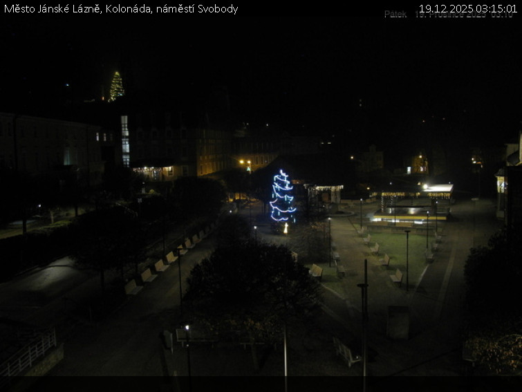 Město Jánské Lázně - Kolonáda, náměstí Svobody - 19.12.2025 v 03:15