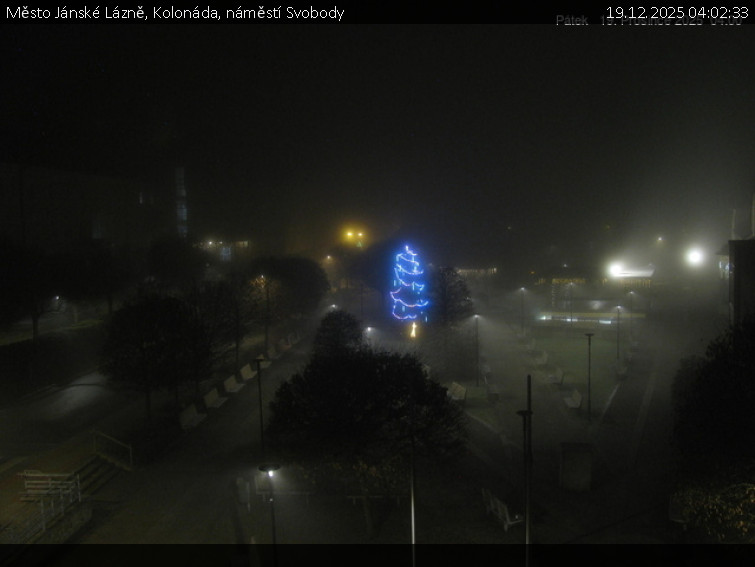 Město Jánské Lázně - Kolonáda, náměstí Svobody - 19.12.2025 v 04:02