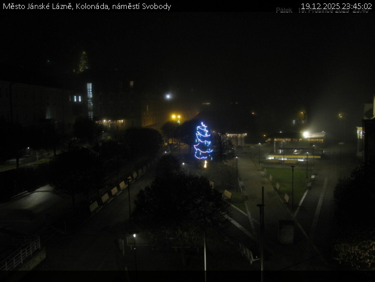 Město Jánské Lázně - Kolonáda, náměstí Svobody - 19.12.2025 v 23:45