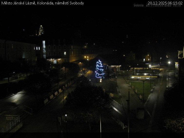 Město Jánské Lázně - Kolonáda, náměstí Svobody - 20.12.2025 v 06:15