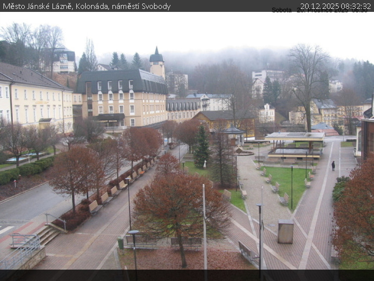 Město Jánské Lázně - Kolonáda, náměstí Svobody - 20.12.2025 v 08:32