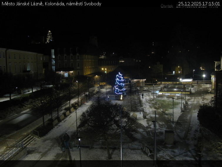 Město Jánské Lázně - Kolonáda, náměstí Svobody - 25.12.2025 v 17:15