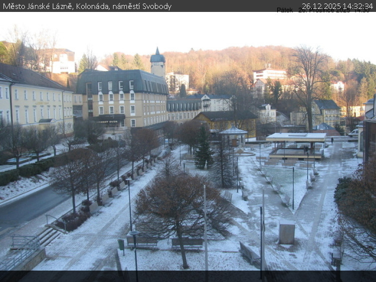 Město Jánské Lázně - Kolonáda, náměstí Svobody - 26.12.2025 v 14:32