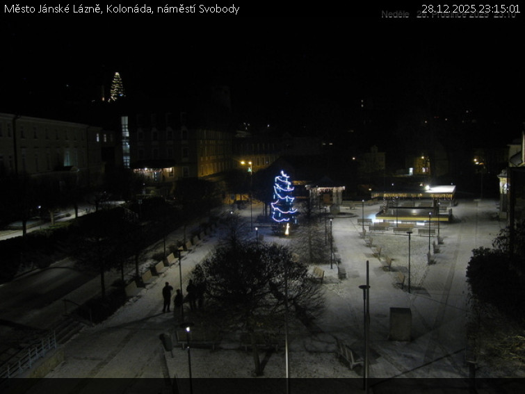 Město Jánské Lázně - Kolonáda, náměstí Svobody - 28.12.2025 v 23:15