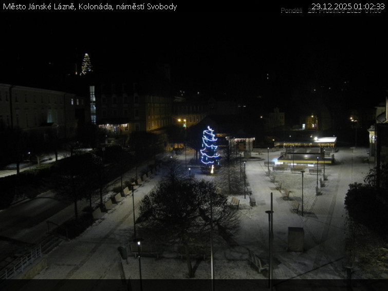 Město Jánské Lázně - Kolonáda, náměstí Svobody - 29.12.2025 v 01:02