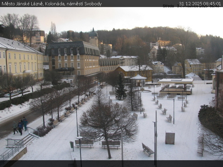 Město Jánské Lázně - Kolonáda, náměstí Svobody - 31.12.2025 v 08:45