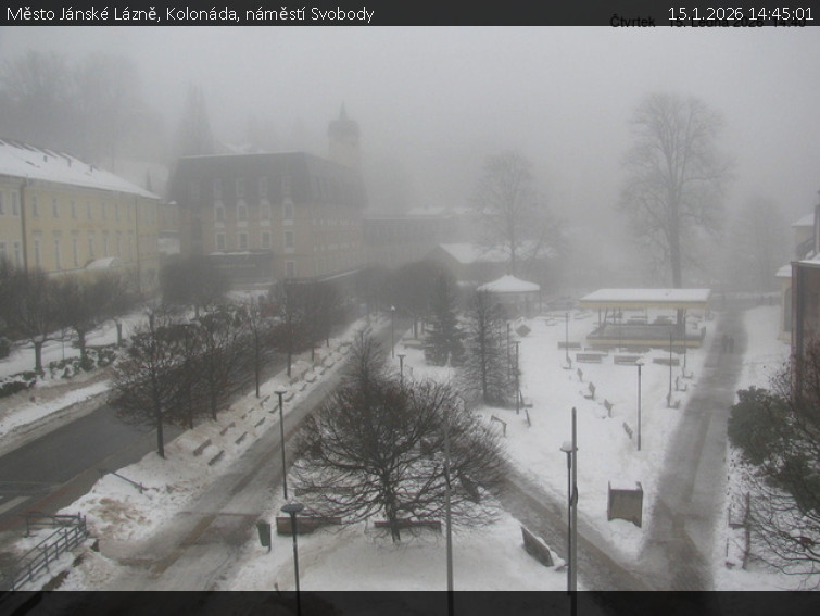 Město Jánské Lázně - Kolonáda, náměstí Svobody - 15.1.2026 v 14:45