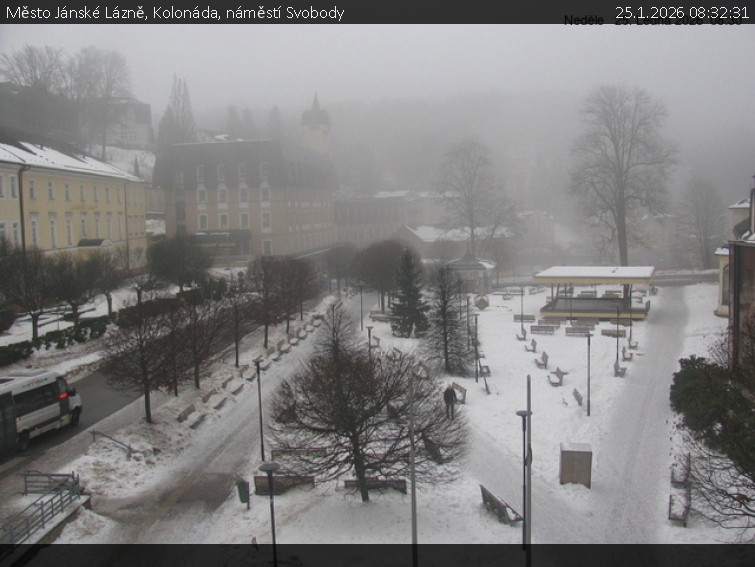 Město Jánské Lázně - Kolonáda, náměstí Svobody - 25.1.2026 v 08:32