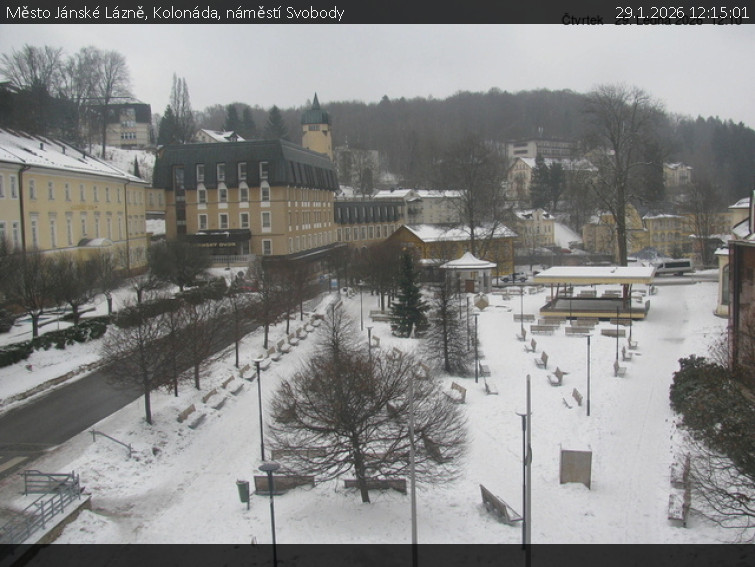 Město Jánské Lázně - Kolonáda, náměstí Svobody - 29.1.2026 v 12:15