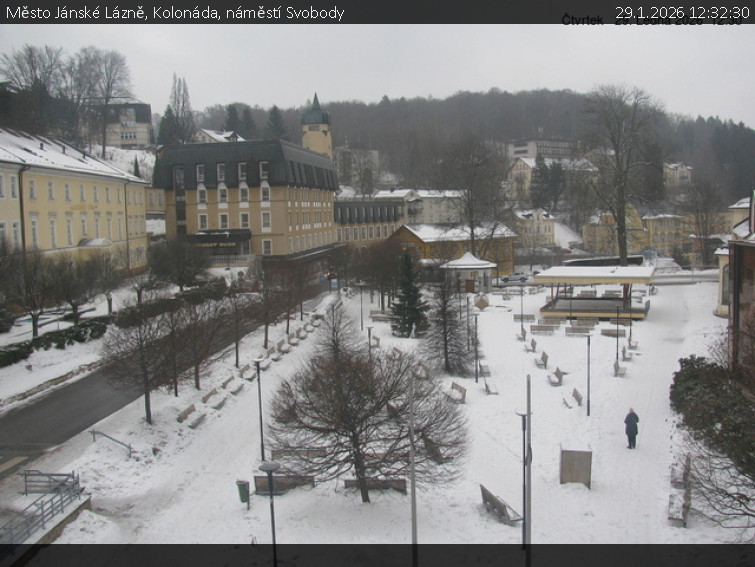 Město Jánské Lázně - Kolonáda, náměstí Svobody - 29.1.2026 v 12:32