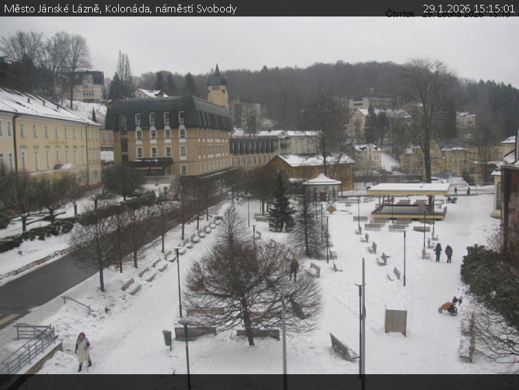 Město Jánské Lázně - Kolonáda, náměstí Svobody - 29.1.2026 v 15:15