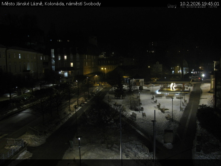 Město Jánské Lázně - Kolonáda, náměstí Svobody - 10.2.2026 v 19:45