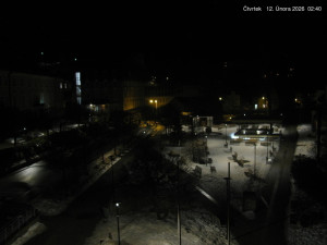 Město Jánské Lázně - Kolonáda, náměstí Svobody - 12.2.2026 v 02:45