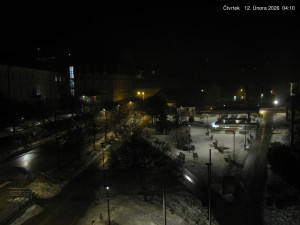 Město Jánské Lázně - Kolonáda, náměstí Svobody - 12.2.2026 v 04:15