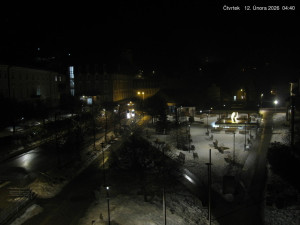 Město Jánské Lázně - Kolonáda, náměstí Svobody - 12.2.2026 v 04:45