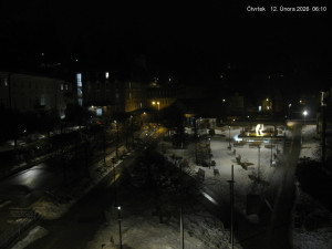 Město Jánské Lázně - Kolonáda, náměstí Svobody - 12.2.2026 v 06:15