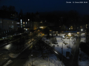 Město Jánské Lázně - Kolonáda, náměstí Svobody - 12.2.2026 v 06:45