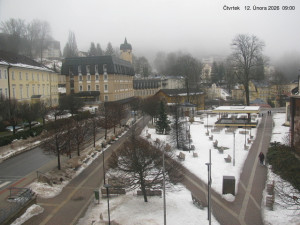 Město Jánské Lázně - Kolonáda, náměstí Svobody - 12.2.2026 v 09:02