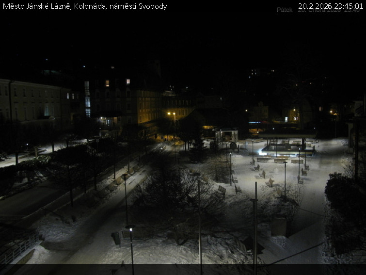 Město Jánské Lázně - Kolonáda, náměstí Svobody - 20.2.2026 v 23:45