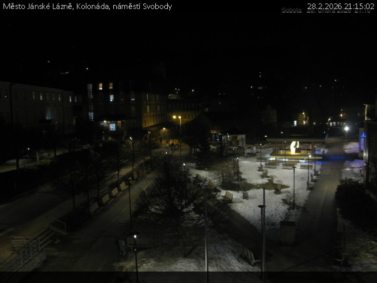 Město Jánské Lázně - Kolonáda, náměstí Svobody - 28.2.2026 v 21:15