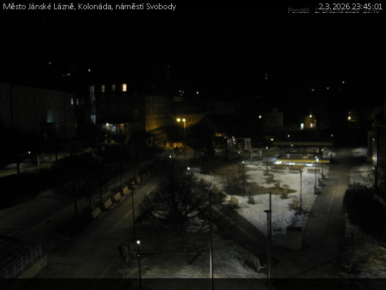 Město Jánské Lázně - Kolonáda, náměstí Svobody - 2.3.2026 v 23:45
