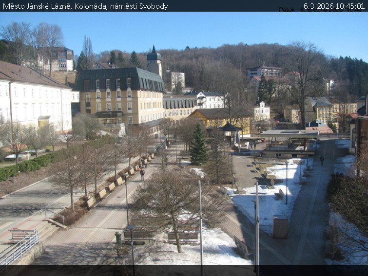 Město Jánské Lázně - Kolonáda, náměstí Svobody - 6.3.2026 v 10:45