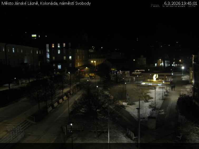 Město Jánské Lázně - Kolonáda, náměstí Svobody - 6.3.2026 v 19:45