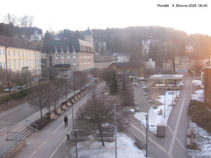 Město Jánské Lázně - Kolonáda, náměstí Svobody - 9.3.2026 v 06:45