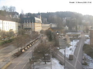 Město Jánské Lázně - Kolonáda, náměstí Svobody - 9.3.2026 v 07:45