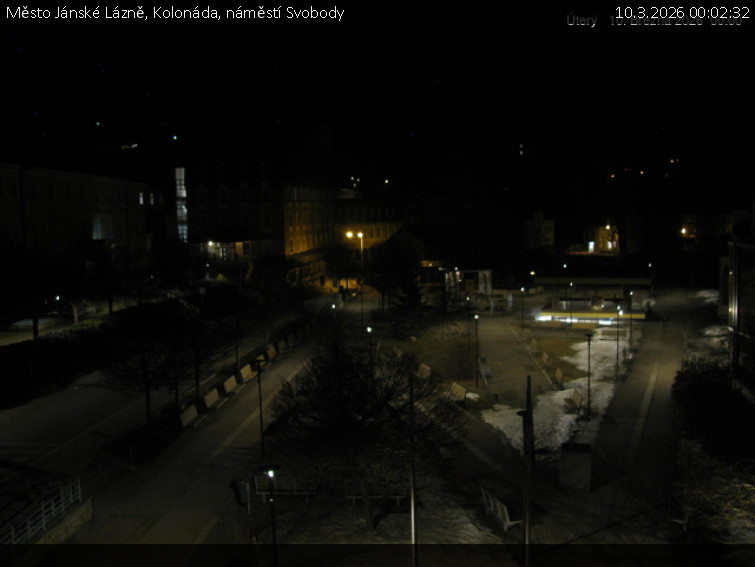 Město Jánské Lázně - Kolonáda, náměstí Svobody - 10.3.2026 v 00:02
