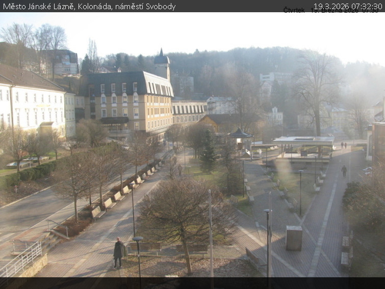 Město Jánské Lázně - Kolonáda, náměstí Svobody - 19.3.2026 v 07:32