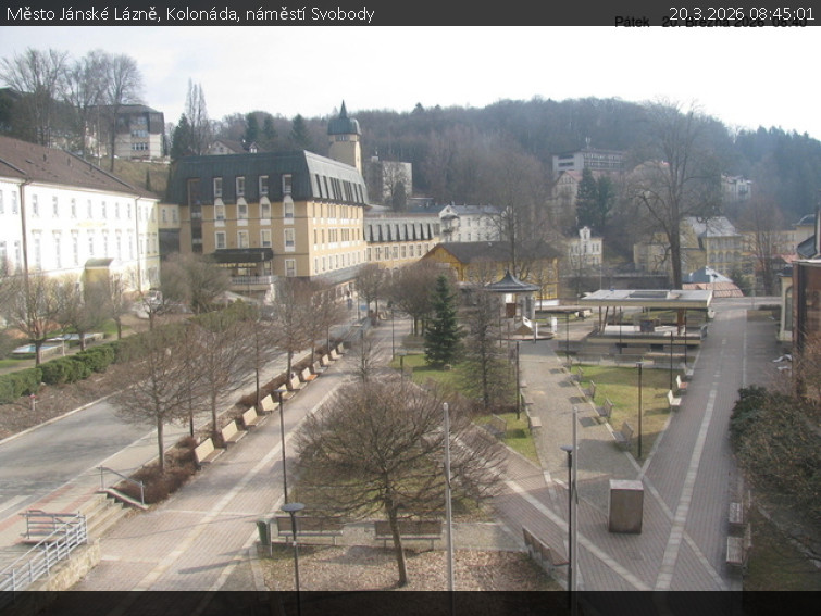 Město Jánské Lázně - Kolonáda, náměstí Svobody - 20.3.2026 v 08:45