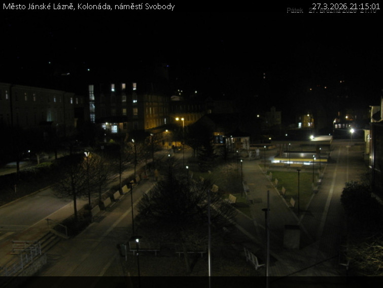 Město Jánské Lázně - Kolonáda, náměstí Svobody - 27.3.2026 v 21:15