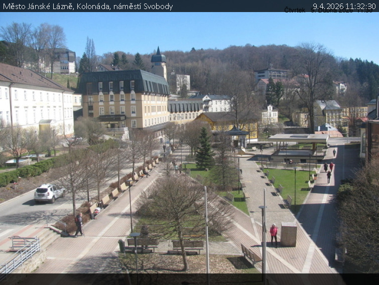 Město Jánské Lázně - Kolonáda, náměstí Svobody - 9.4.2026 v 11:32