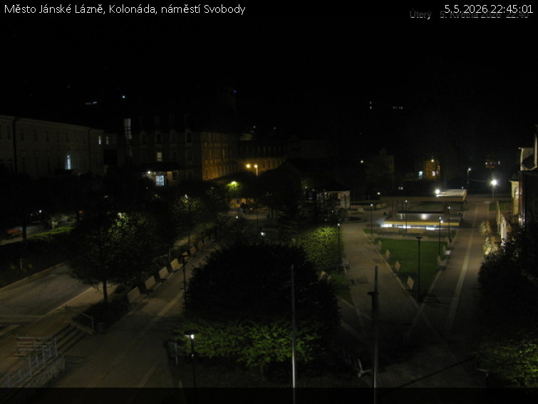 Město Jánské Lázně - Kolonáda, náměstí Svobody - 5.5.2026 v 22:45