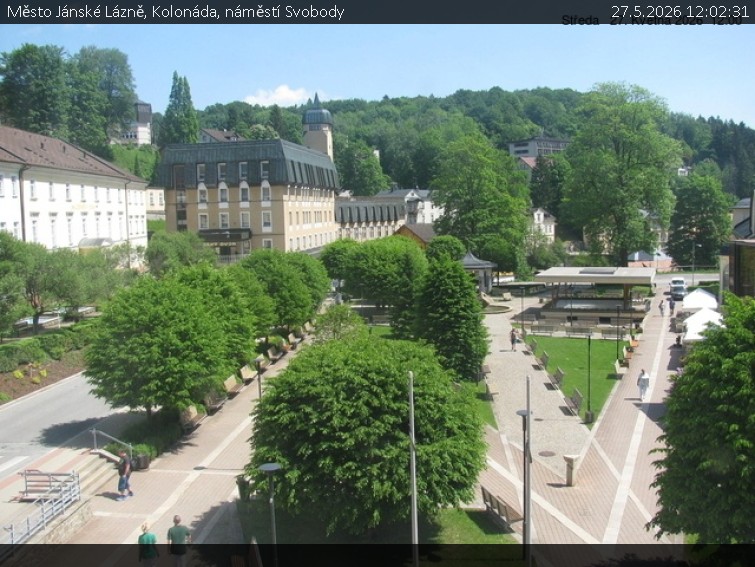 Město Jánské Lázně - Kolonáda, náměstí Svobody - 27.5.2026 v 12:02