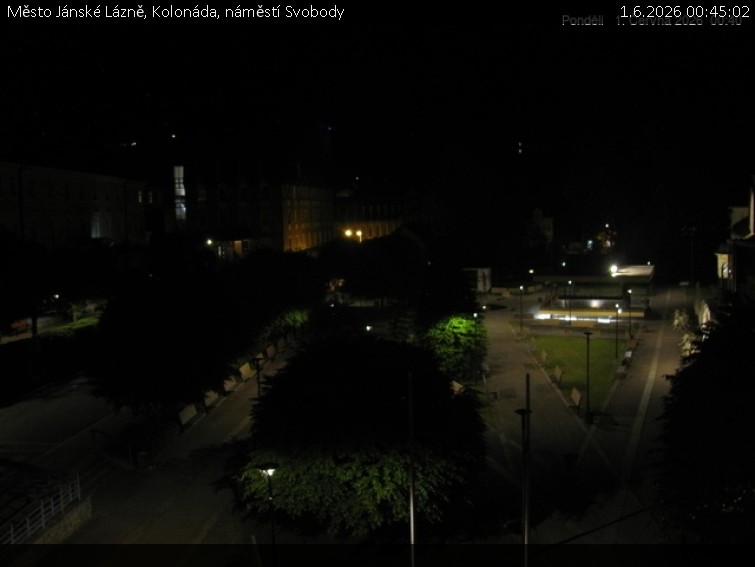 Město Jánské Lázně - Kolonáda, náměstí Svobody - 1.6.2026 v 00:45