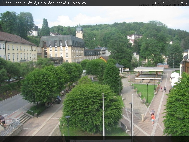 Město Jánské Lázně - Kolonáda, náměstí Svobody - 20.6.2026 v 18:02
