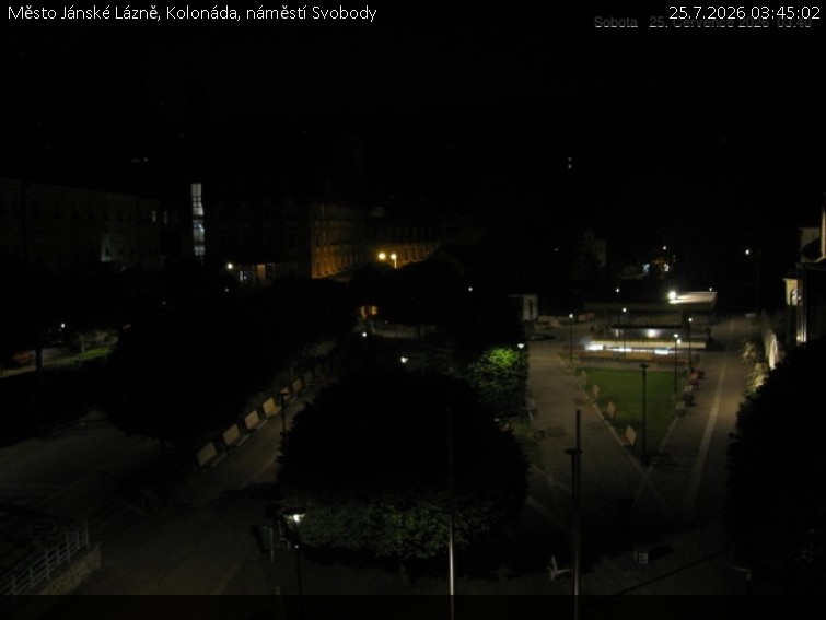Město Jánské Lázně - Kolonáda, náměstí Svobody - 25.7.2026 v 03:45