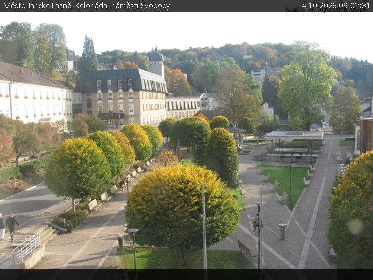 Město Jánské Lázně - Kolonáda, náměstí Svobody - 4.10.2026 v 09:02
