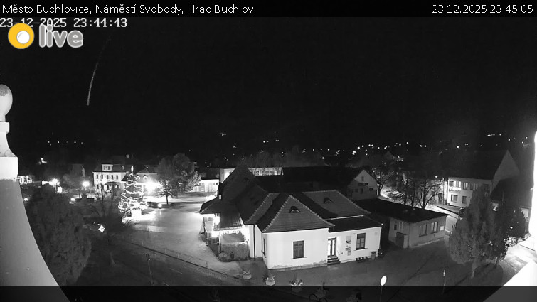 Město Buchlovice - Náměstí Svobody, Hrad Buchlov - 23.12.2025 v 23:45