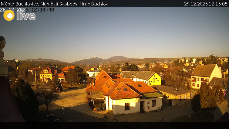 Město Buchlovice - Náměstí Svobody, Hrad Buchlov - 26.12.2025 v 12:15