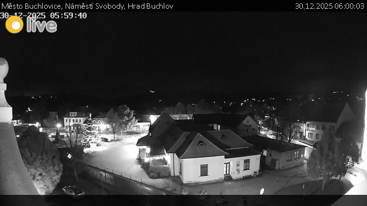 Město Buchlovice - Náměstí Svobody, Hrad Buchlov - 30.12.2025 v 06:00