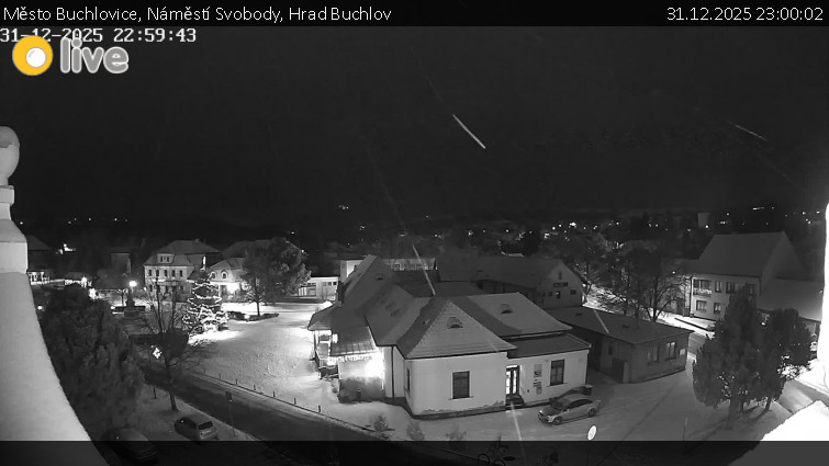 Město Buchlovice - Náměstí Svobody, Hrad Buchlov - 31.12.2025 v 23:00
