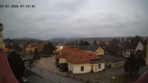 Město Buchlovice - Náměstí Svobody, Hrad Buchlov - 25.1.2026 v 07:15