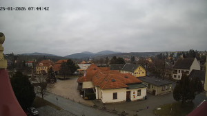 Město Buchlovice - Náměstí Svobody, Hrad Buchlov - 25.1.2026 v 07:45