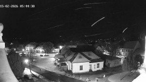 Město Buchlovice - Náměstí Svobody, Hrad Buchlov - 15.2.2026 v 05:45 Město Buchlovice - Náměstí Svobody, Hrad Buchlov - 15.2.2026 v 05:45