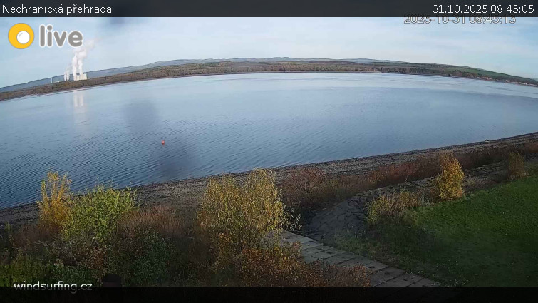 Nechranická přehrada - Nechranická přehrada - 31.10.2025 v 08:45 Nechranická přehrada - Nechranická přehrada - 31.10.2025 v 08:45